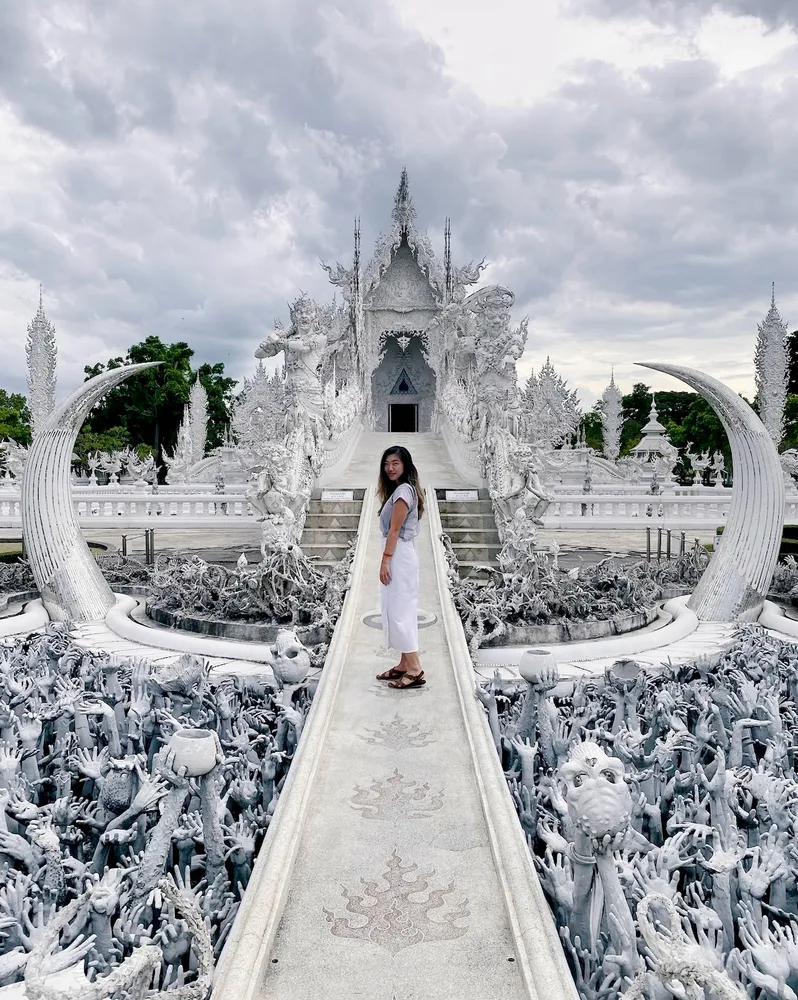 Wat Rong Khun (White Temple) in Chiang Rai