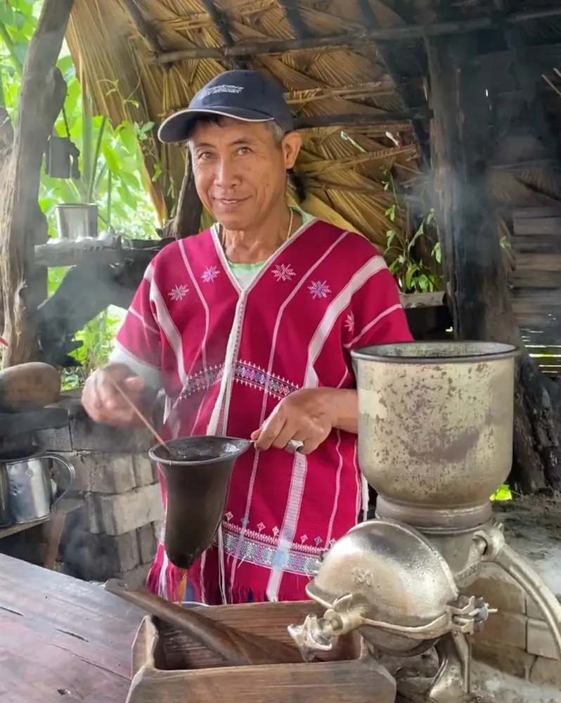 Karen hill tribe village visit near Chiang Mai