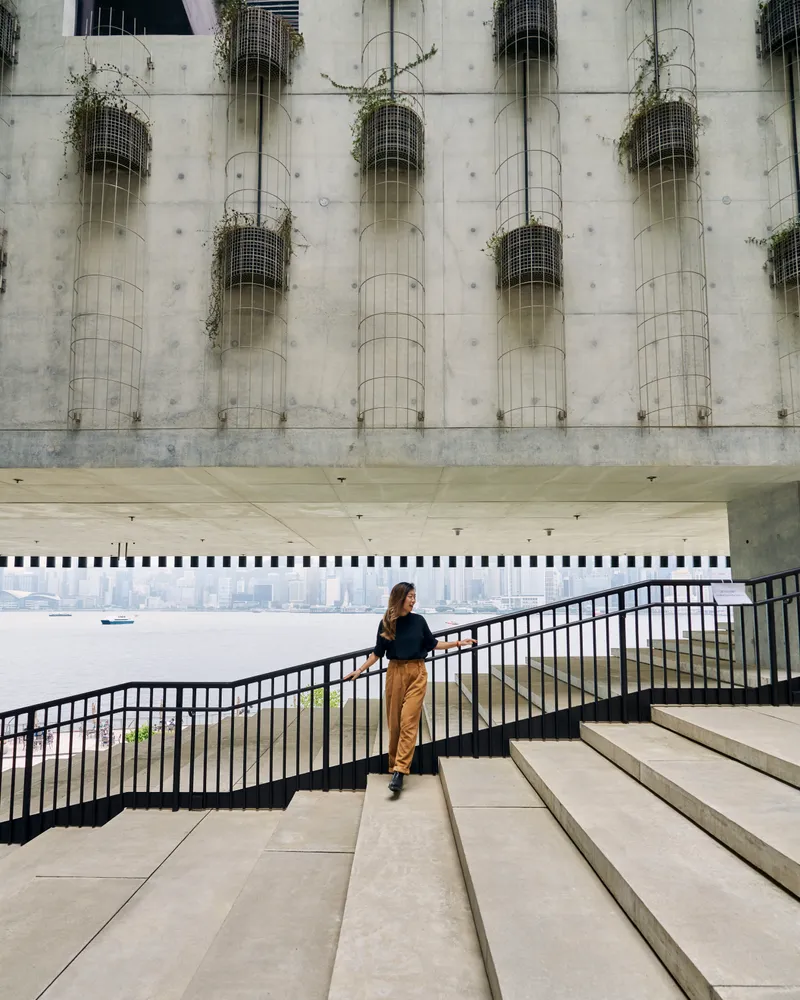 M+ museum contemporary art building in West Kowloon
