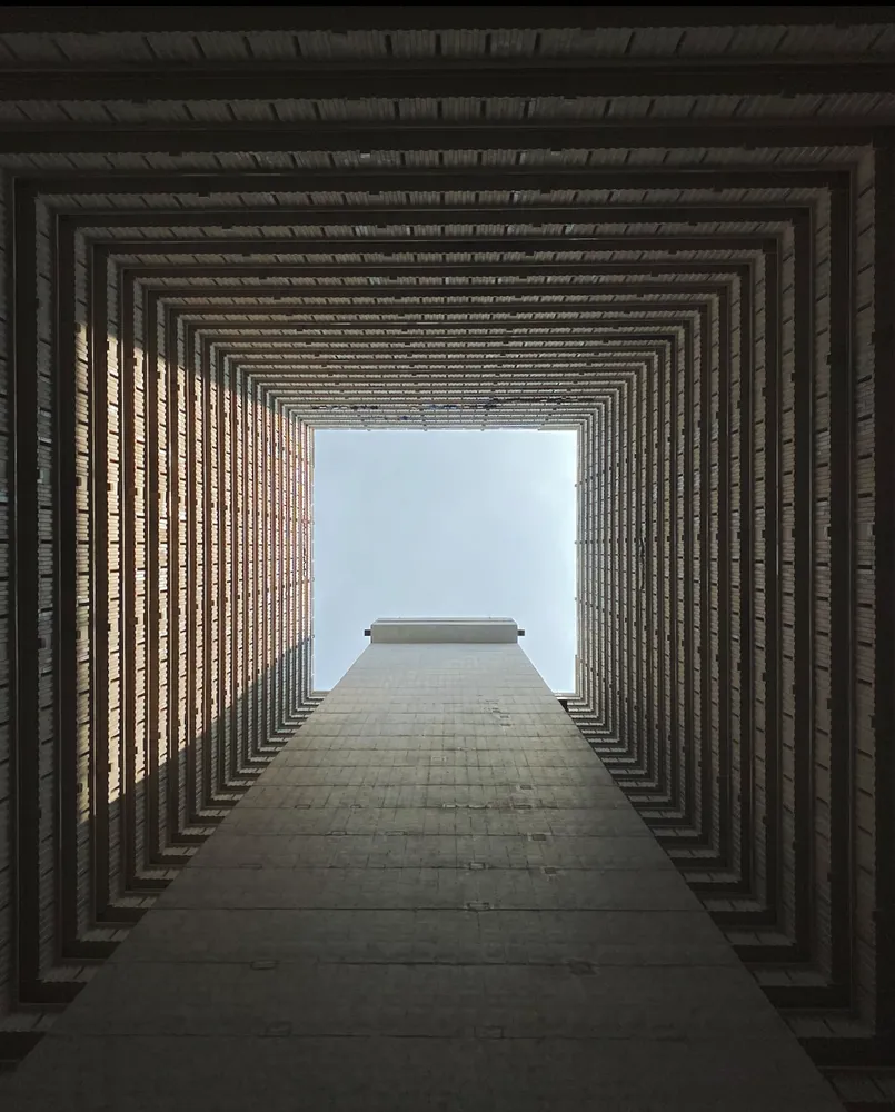 Ping Shek Estate geometric apartment facade