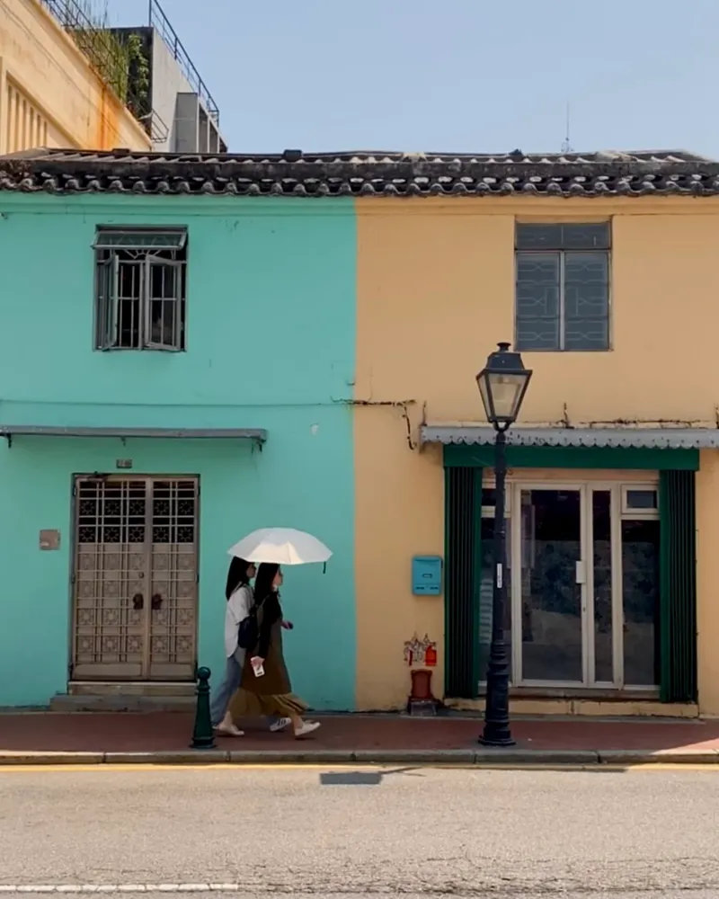 Ruins of St. Paul's stone facade in Macau
