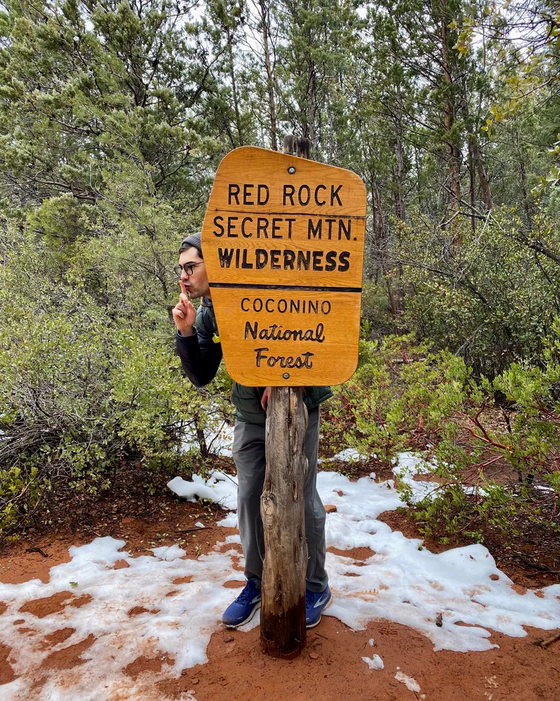 Sedona sunset painting the red rocks golden orange